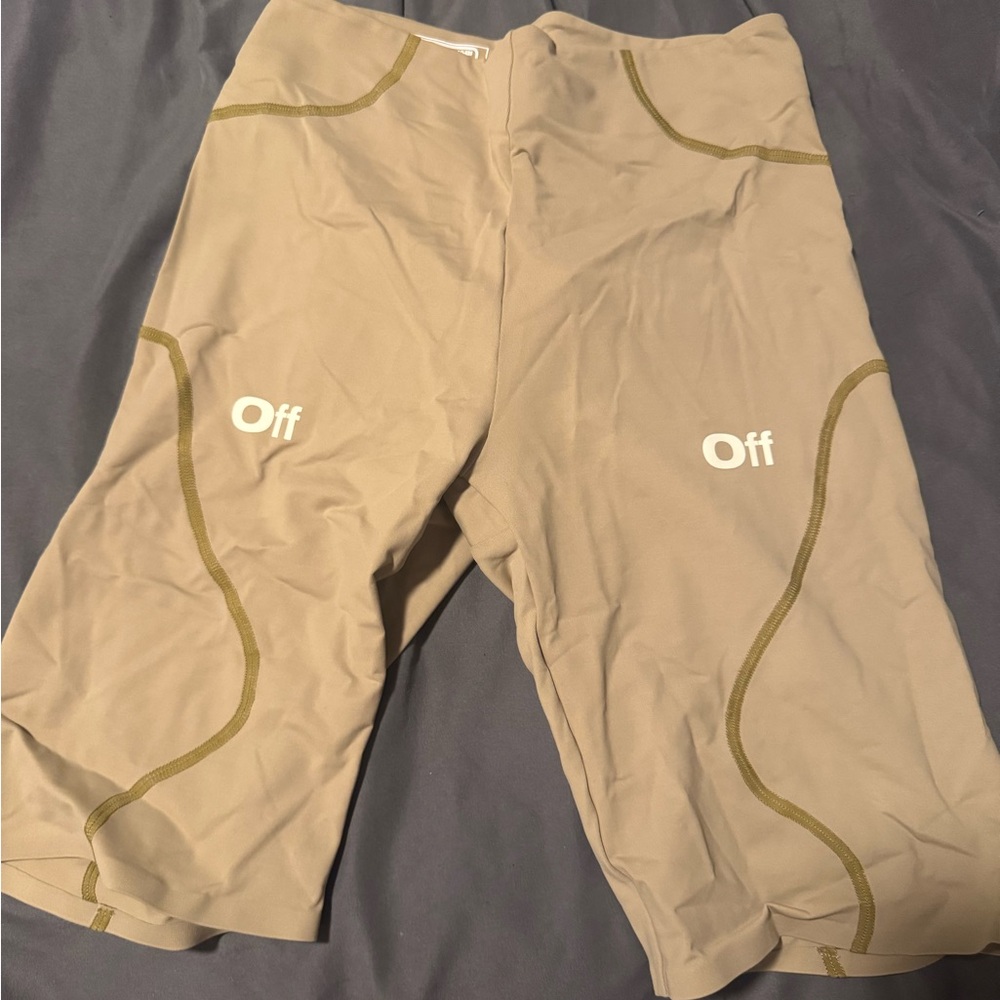 Off White Biker Shorts